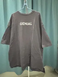 GENIAL オーバサイズ ロングTシャツ