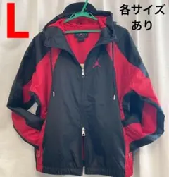 ナイキ ジョーダン エッセンシャル ウーブン ジャケット Lサイズ 赤黒