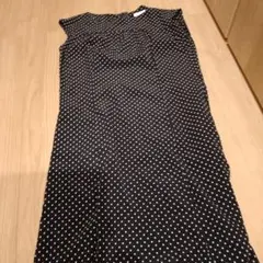MACKINTOSH PHILOSOPHY ドット柄 ノースリーブ ワンピース