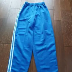 青色ジャージ (サイドストライプライン)150cm