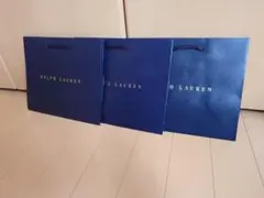 Ralph Lauren ショップ袋 3枚セット ネイビーのサムネイル