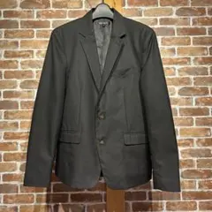 テーラードジャケット 黒 Mサイズ　タイムリーワーニング