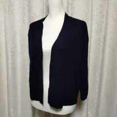 無印良品　カーディガン　ブラック　レディースМサイズ