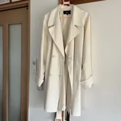 V.V.V. アイボリー トレンチコート Lサイズ