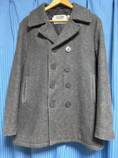 SCHOTT PEA JACKET グレー サイズ38 MADE IN USAのサムネイル