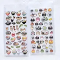 国内正規品　ボンボンドロップシール　和柄　食べ物　日本食　たこ焼き おにぎり