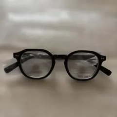 【新品】　メガネ　サングラス　クラウンパント　UV 黒縁　黒　ブラック