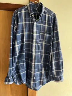 Ralph Lauren ネイビー チェック柄 シャツ L