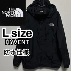 【即売モデル】ザノースフェイス　マウンテンパーカー　防水仕様　黒　Lサイズ