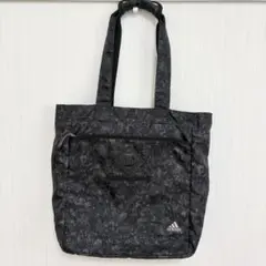《美品》adidas アディダス　迷彩柄　トートバッグ　ブラック　即購入可