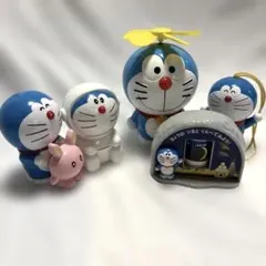 ドラえもん ハンディファン、フィギュア 4体セット
