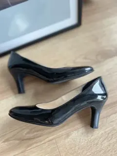 美品　pitti ブラック パンプス 22.5cm