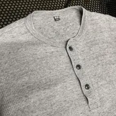 OLD UNIQLO ヘンリーネック S ワッフル サーマル archive