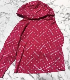 ENRICO COVERI ピンク 星柄 フード付きパーカー