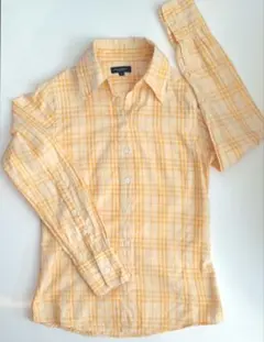 BURBERRY 長袖シャツ S イエロー系チェックのサムネイル
