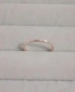 ピンクゴールド リング