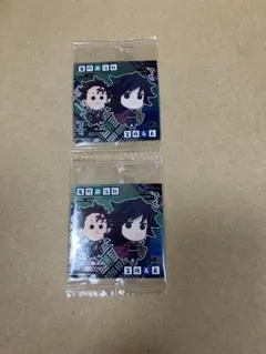 鬼滅の刃ウエハースシール　　14-08　冨岡義勇＆竈門炭治郎　2枚