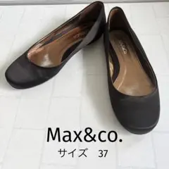 MAX&Co. フラットパンプス ブラック 37のサムネイル