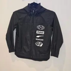 PUMA フード付きウィンドブレーカー ブラック