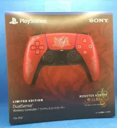 PS5用 DualSense ワイヤレスコントローラー モンスターハンターワイ…
