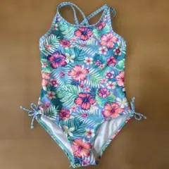 花柄　水着 110〜120前後