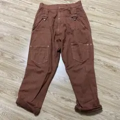 mercibeaucoup, メルシーボークー サルエルパンツ 茶色のサムネイル