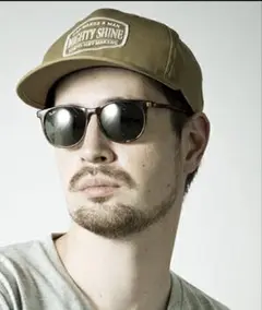 Mighty Shine SHORT CAP キャップ　ベージュ　日本製