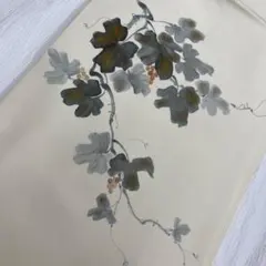 複製/横山大観/菊図/工芸/布袋屋掛軸HF-294 - メルカリ