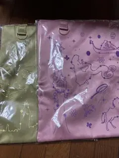 新品未使用　ディズニーハッピーくじ　E賞 トートバッグ　2種