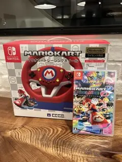 マリオカート8 デラックス マリオカートレーシングホイールセット美品❗️
