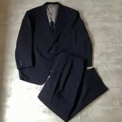 未使用級 オリヒカ スーツ 上下 紺 チェック 104BB7 XL-2XL - メルカリ