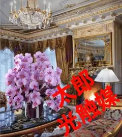 光触媒　人工観葉植物　ウォールグリーン　フェイクグリーン　胡蝶蘭ラベンダー5本立