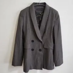 ZARAチェック柄ダブルブレストジャケット　Sサイズ
