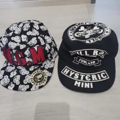 HYSTERIC MINI キャラクター柄キャップ 54cm セット