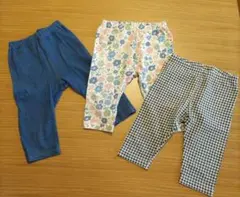 UNIQLO　レギンス 　七分丈　3点セット 100cm