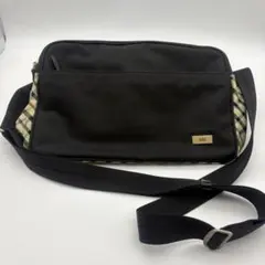 DAKS ダックス　ショルダーバッグ ブラック チェック柄のサムネイル