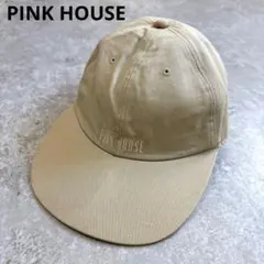 ピンクハウスPINK HOUSE 刺繍ロゴ ベースボールキャップ 綿100%