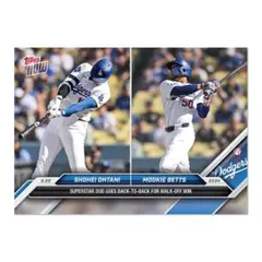 大谷翔平＆ムーキーベッツ　Topps now 2者連続同点＆サヨナラ本塁打