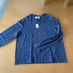 GAP ネイビー Vネック 長袖カットソーのサムネイル