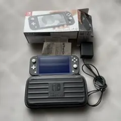 Nintendo Switch Lite グレー 本体(箱、充電器付き) - メルカリ