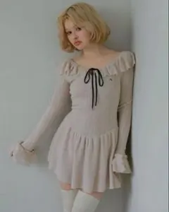 アンドマリー Hana knit mini dress - メルカリ