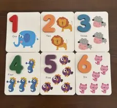 数字カード 1-10 知育玩具