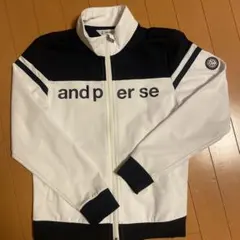 スポーツジャケット 上着　ホワイト/ネイビー　アンパスィ