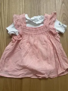 Noeil aime BeBe ノエルエームべべ　フリルレイヤードTシャツのサムネイル