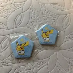中日ドラゴンズ 応援グッズ　ピカチュウ 缶バッジ 2個セット