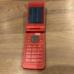 レア 美品 ドコモ P203 RED mova ガラケー ムーバ 卓上ホルダ付 - メルカリ
