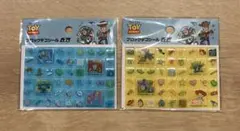 トイストーリー　ブロックデコシール 2種セット　シール タイルシール　セリア