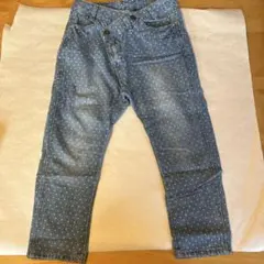 JUNK STORE 120cm パンツ3点セット チェック・ドット・デニム