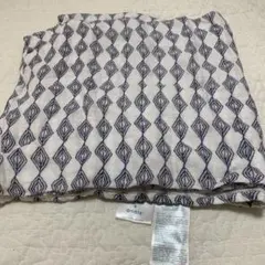 【美品】aden + anais ダイヤモンドパターンおくるみ