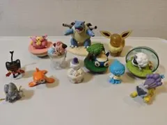 ポケモン ミニフィギュア カメックス カビゴン イーブイ ライコウ 12体